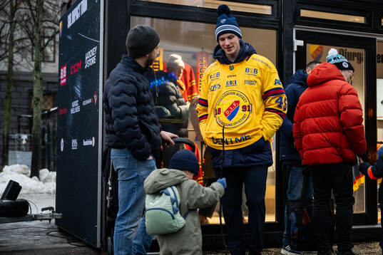 Djurgårdens Hugo Blixt med deltagare