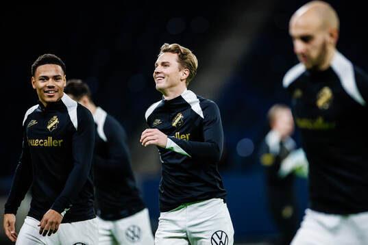 AIKs Kevin Filling och Erik Hovden Flataker