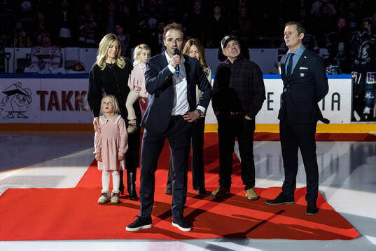 Linköpings tidigare spelare Broc Little hyllas