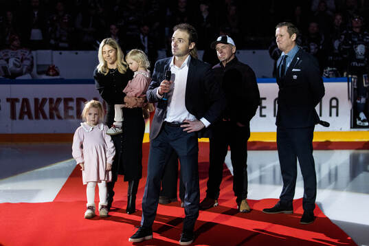 Linköpings tidigare spelare Broc Little hyllas