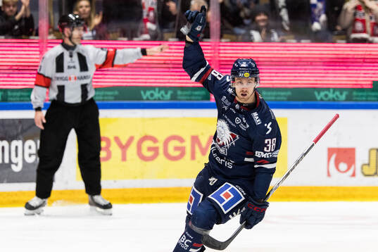 Linköpings Johan Södergran jublar