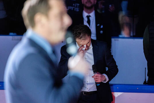 Linköpings tidigare spelare Broc Little känslosam