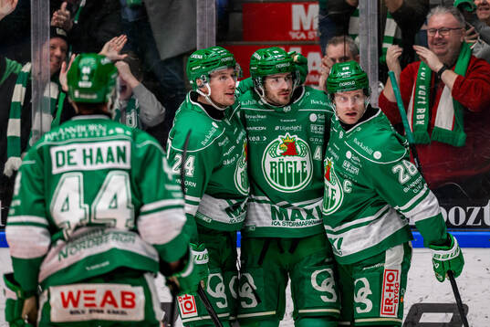 Rögles Mattias Göransson, Dennis Everberg och Anton