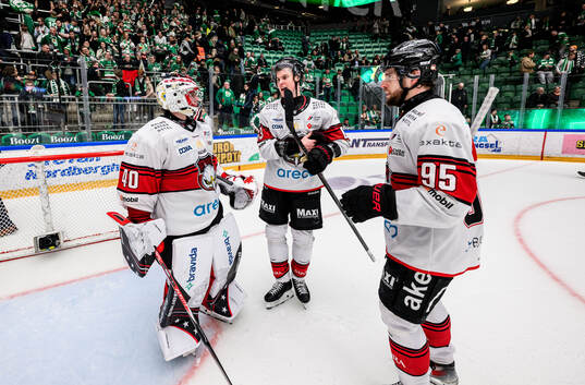 Malmö Redhawks målvakt Oskar Blomgren, Fredrik Händemark