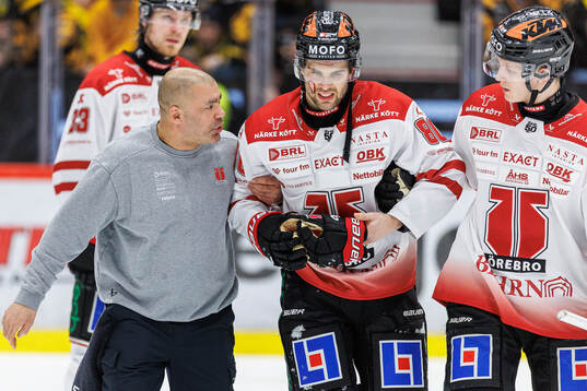 Örebros Kalle Miketinac har ont