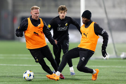 Häckens Mikkel Rygaard Jensen och Abdoulaye Doumbia