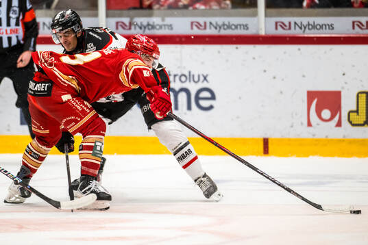 Nybros Hugo Gabrielson och Kalmars Matt Fonteyne
