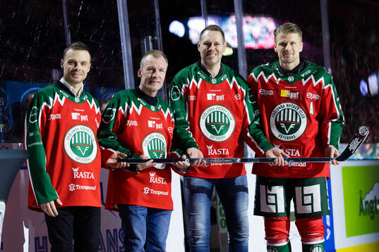 Mats Rosseli Olsen, Niklas Andersson och Christian Bäckman