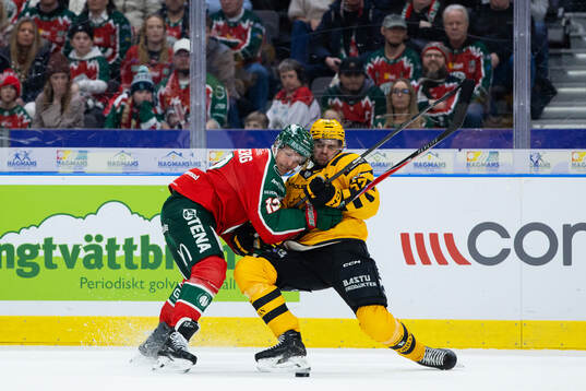 Frölundas Max Friberg och Skellefteås Emil Djuse