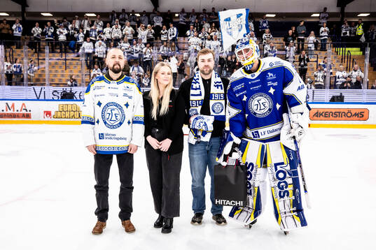 Leksands målvakt Marcus Gidlöf utsedd till matchens lirare