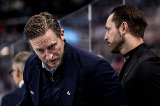 Leksands assisterande tränare David Printz och