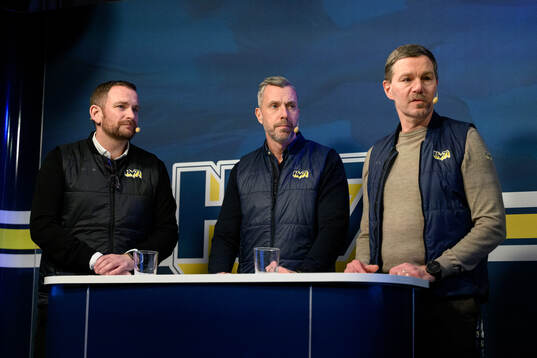 HV71s Johan Freijd, kommunikationschef, Johan Hult,