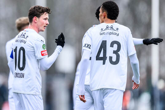 Helsingborgs Max Svensson och Harol Romana