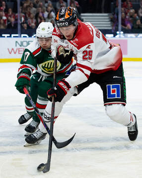 Frölundas Isac Born och Örebros Milton Oscarson