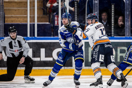 Leksands Nolan Stevens och Växjös Erik Andersson