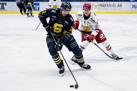 Södertäljes Viktor Liljegren och Moras Georg Weigelt
