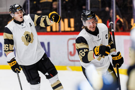 Skellefteås Jonathan Pudas jublar