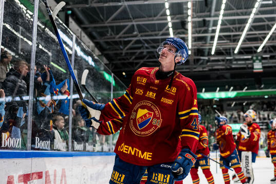 Djurgårdens Hugo Blixt jublar