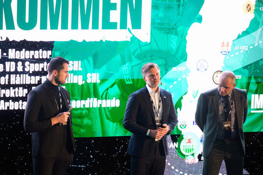 Alen Bibic, Klubbdirektör Rögle BK, Johan Cahling, Chef