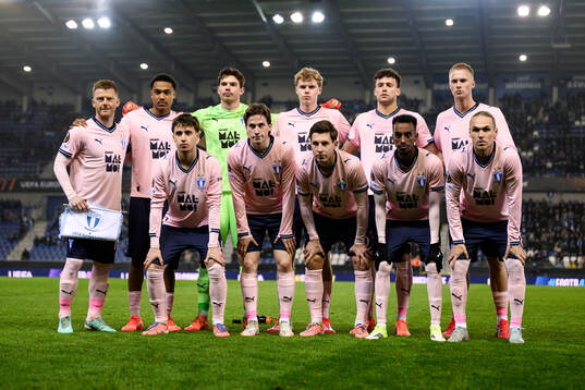 The starting eleven of Malmö FF