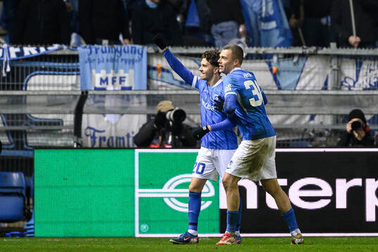 Daan Heymans and Konstantinos Karetsas of KRC Genk