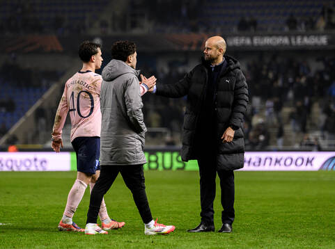Kenan Busuladzic and Head coach Miguel Angel Ramirez of