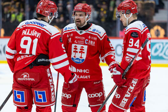 Timrås Magnus Pääjärvi, Anton Lander och Sebastian