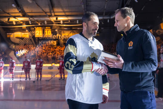 Skellefteås Jimmie Ericsson hyllas