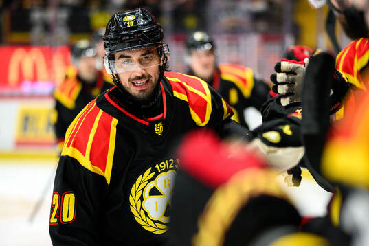 Brynäs Tyler Vesel jublar