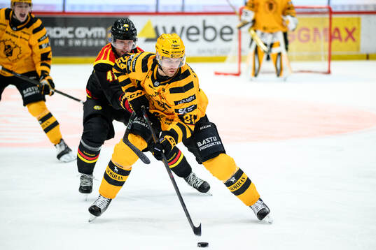 Brynäs Greg Scott och Skellefteås Oscar Lindberg