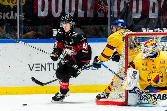 Malmö Redhawks Lauri Pajuniemi och Djurgårdens Colby