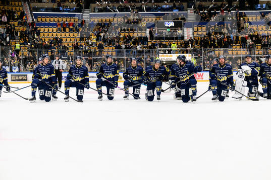 HV71s spelare jublar