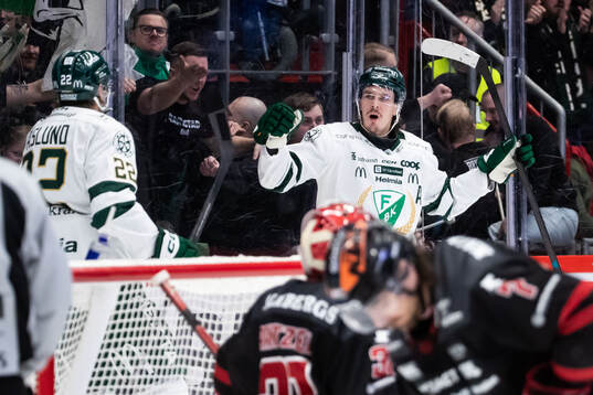 Färjestads Joakim Nygård jublar