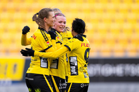 Elfsborgs Leann Nyström jublar