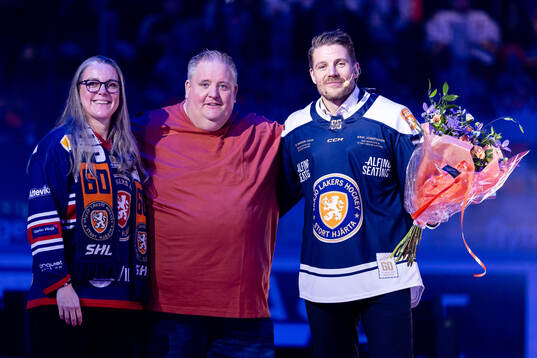 Växjös förra spelare Erik Josefsson hyllas och