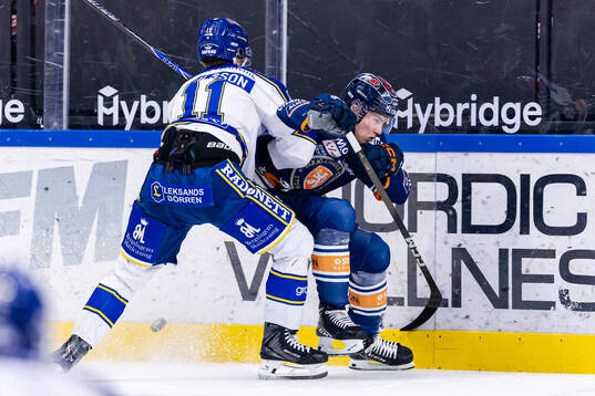 Leksands Wiktor Nilsson och Växjös Leo Sahlin Wallenius