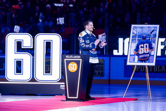 Växjös förra spelare Erik Josefsson hyllas