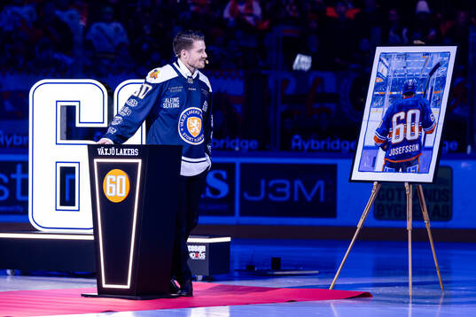 Växjös förra spelare Erik Josefsson hyllas