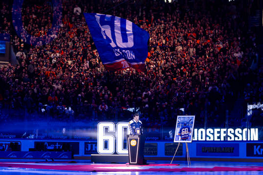 Växjös förra spelare Erik Josefsson hyllas