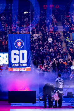 Växjös förra spelare Erik Josefsson hyllas