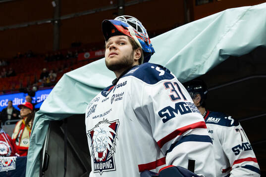 Linköpings målvakt Jesper Myrenberg