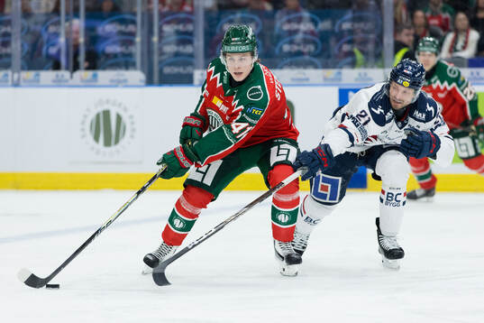 Frölundas Ivar Stenberg och Linköpings Christoffer Ehn