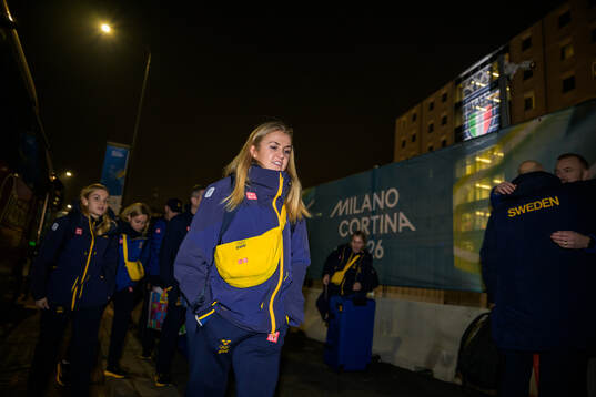 Sofie Lundin of the Swedish women's national ice hockey