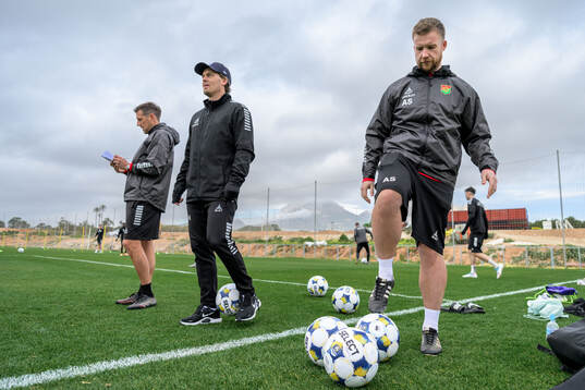 Assisterande tränare Kenneth Gustafsson, tränare Fredrik