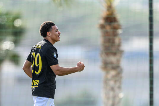 Kevin Filling of AIK celebrates