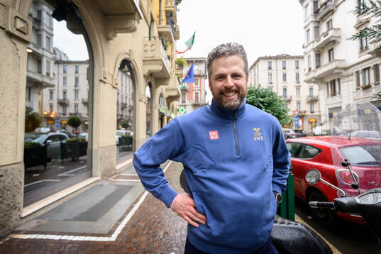 Head coach Ulf Lundberg poses for a portrait at a press