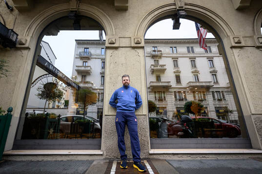 Head coach Ulf Lundberg poses for a portrait at a press