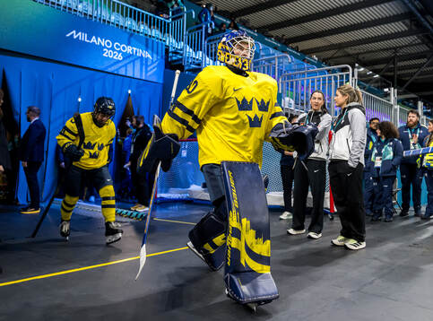 Goaltender Emma Söderberg of Sweden
