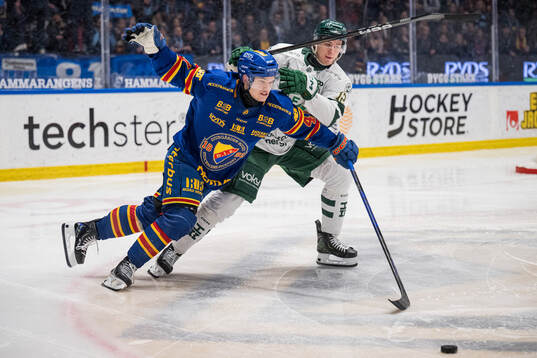 Djurgårdens Arvid Costmar och Färjestads Christoffer