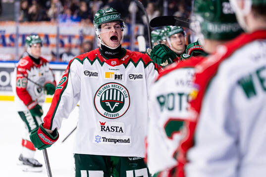 Frölundas Filip Cederqvist jublar